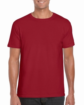 T-SHIRT MEN GILDAN GI64000 - CARDINAL RED T-SHIRT MEN GILDAN GI64000 - CARDINAL RED