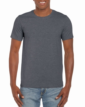 T-SHIRT MEN GILDAN GI64000 - DARK HEATHER