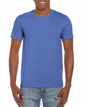 T-SHIRT MEN GILDAN GI64000 - HEATHER ROYAL