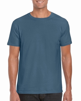 T-SHIRT MEN GILDAN GI64000 - INDIGO BLUE