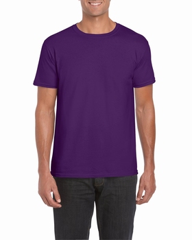 T-SHIRT MEN GILDAN GI64000 - PURPLE T-SHIRT MEN GILDAN GI64000 - PURPLE