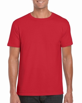 T-SHIRT MEN GILDAN GI64000 - RED