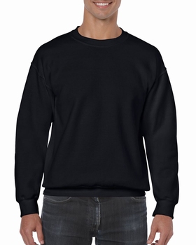 SWEATSHIRT CREWNECK GILDAN GI18000 - BLACK