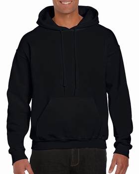 SWEATSHIRT HOODED GILDAN GI12500 - BLACK SWEATSHIRT HOODED GILDAN GI12500 - BLACK