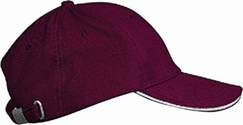 GILDAN KAPA KA011 BURGUNDY/WHITE