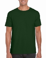 T-SHIRT MEN GILDAN GI64000 - FOREST GREEN - M 