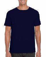 T-SHIRT MEN GILDAN GI64000 - NAVY - L 