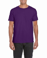 T-SHIRT MEN GILDAN GI64000 - PURPLE - 2XL 