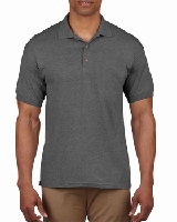 POLO ADULT GILDAN GI3800 - DARK HEATHER - S 