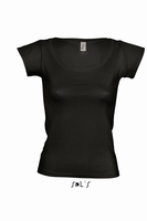 T-SHIRT WOMEN SOL'S SO11385 - BLACK - XL 