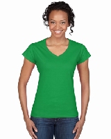 V-NECK WOMEN  GILDAN GIL64V00  - IRISH GREEN - 2XL 