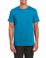 T-SHIRT MEN GILDAN GI64000 - ANTIQUE SAPPHIRE - L 