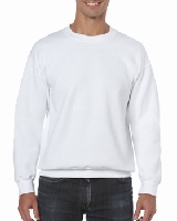 SWEATSHIRT CREWNECK GILDAN GI18000 - WHITE - 2XL 