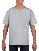 T-SHIRT KIDS GILDAN GIB64000 - SPORT GREY 