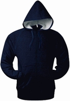 SWEATSHIRT HOODED ZIP KARIBAN KA444 - NAVY 