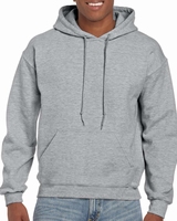 SWEATSHIRT HOODED GILDAN GI12500 - SPORT GREY 