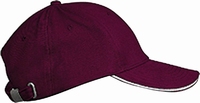 GILDAN KAPA KA011 BURGUNDY/WHITE 