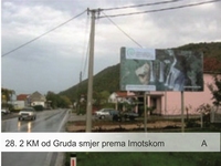 (I-0028) 2km od Gruda A, iz Gruda prema Imotskom 