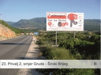 (I-0023 ) Privalj B, iz Gruda prema Širokom Brijegu 