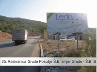(I-0025) Raskrsnica Grude - Posušje-Š.B, smjer Grude-Š.B   B 