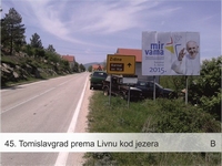 (I-0045) Tomislavgrad prema Livnu kod jezera B 