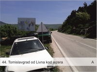 (I-0044) Tomislavgrad, od Livna kod jezera A 